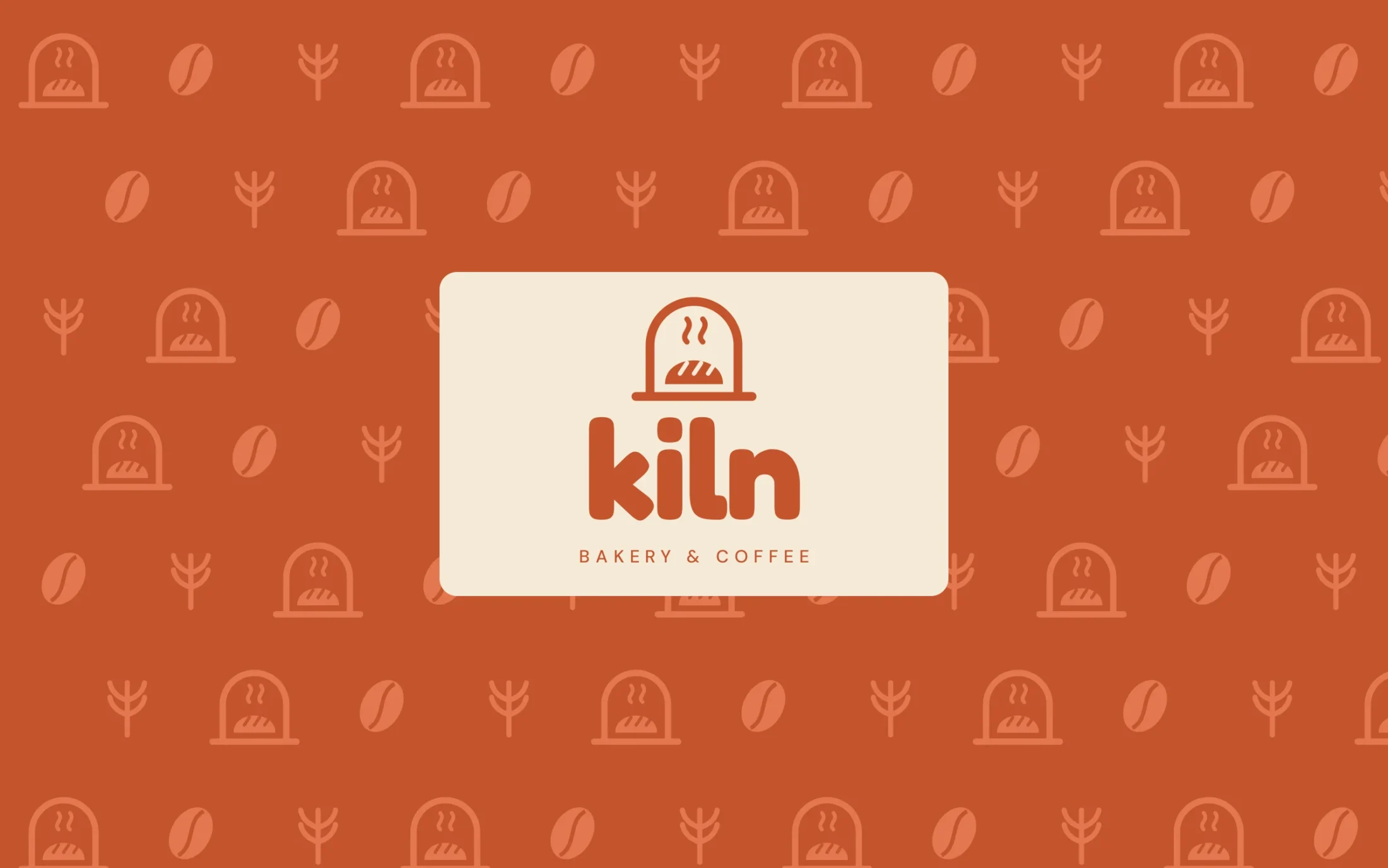 Kiln — Brand pattern for wrapping paper and walls