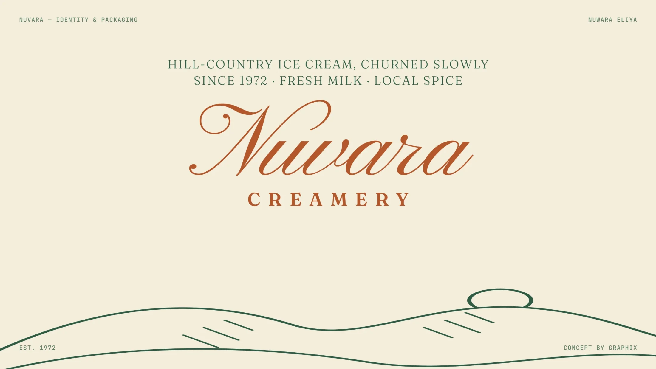 Nuvara Creamery — brand identity cover