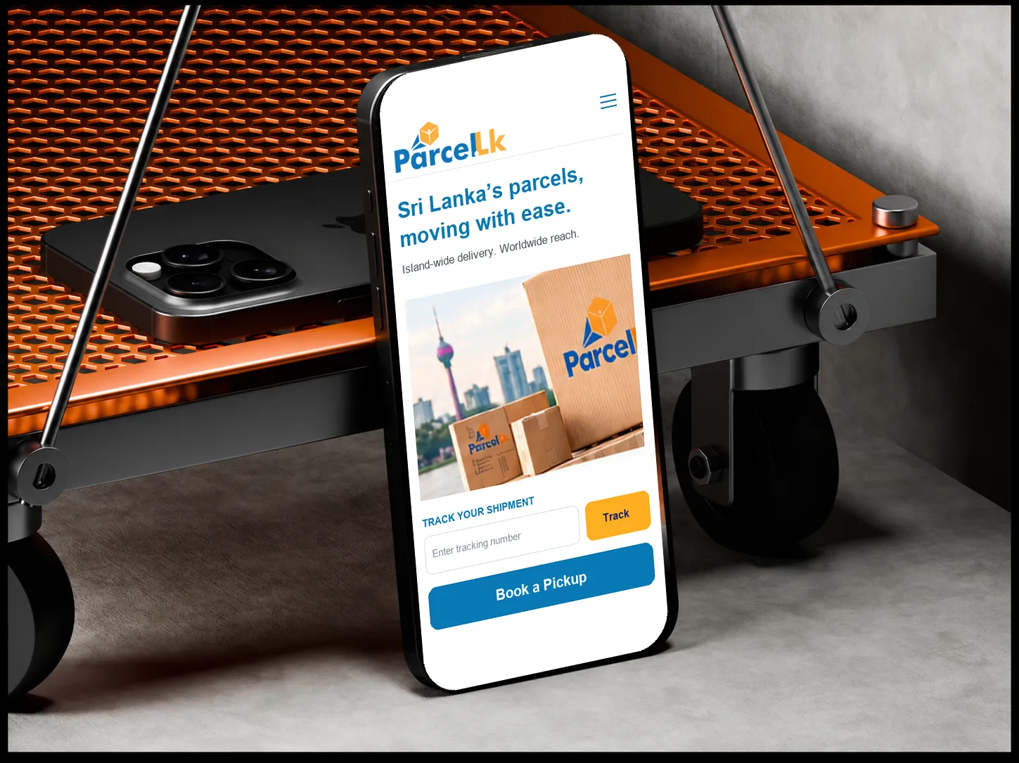 Parcel.LK mockup 1