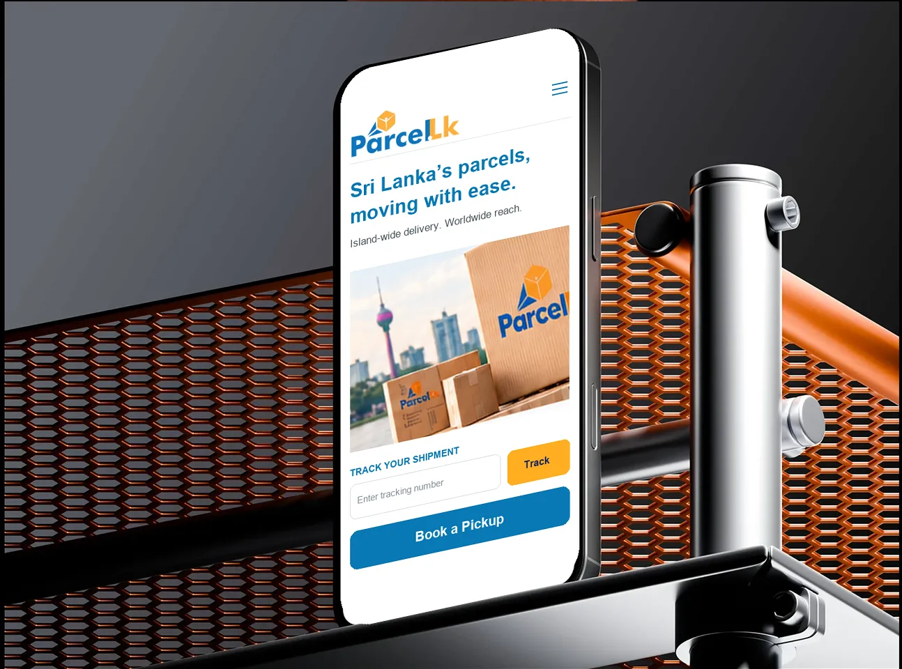 Parcel.LK mockup 2