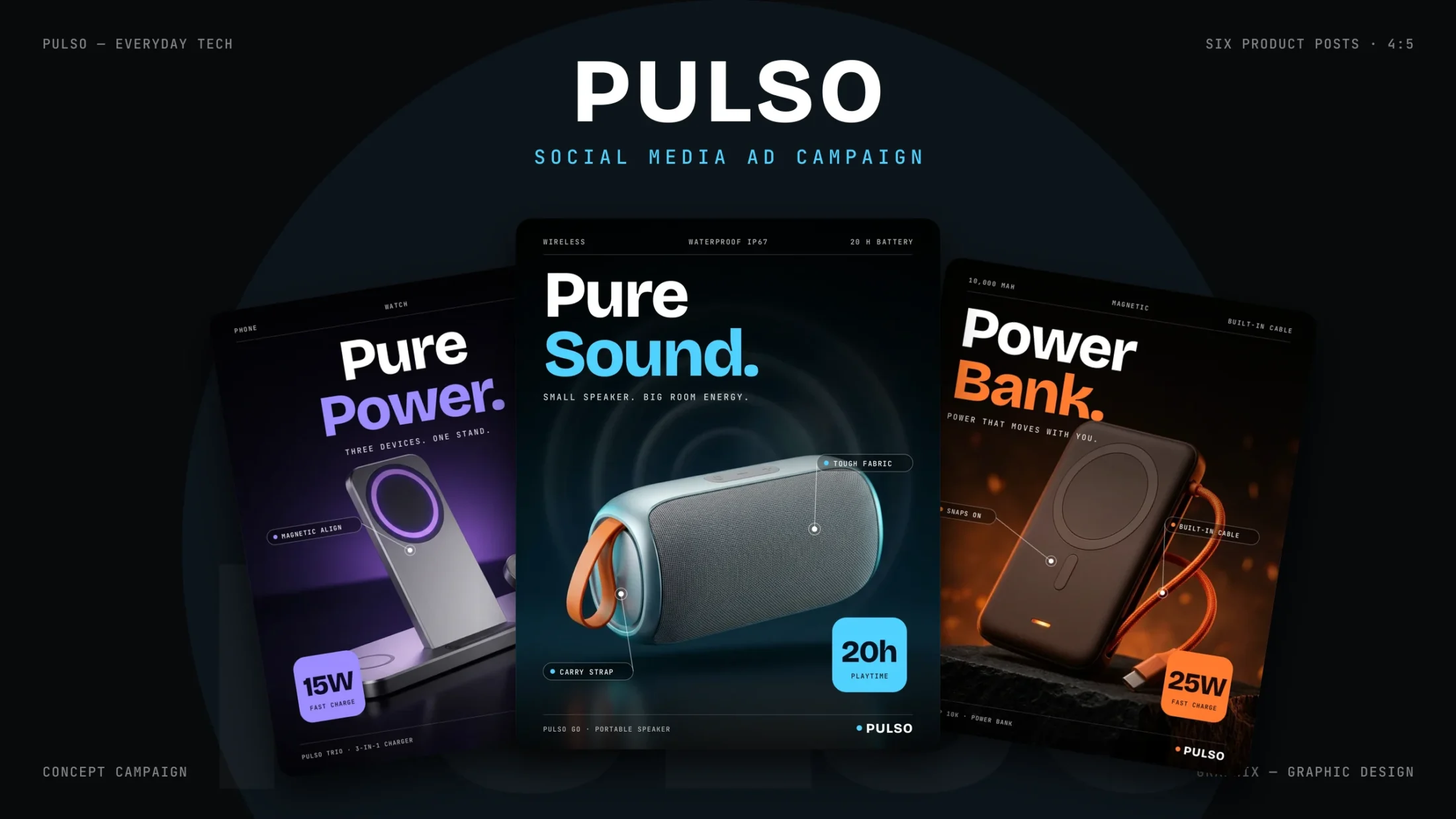 Pulso Social Campaign — brand identity cover