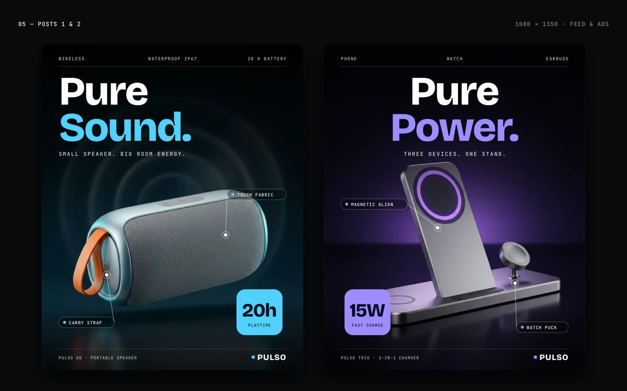 Pulso Social Campaign — Pure Sound & Pure Power
